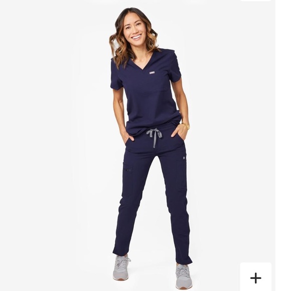 Figs Navy Tidore Petite Skinny Track 